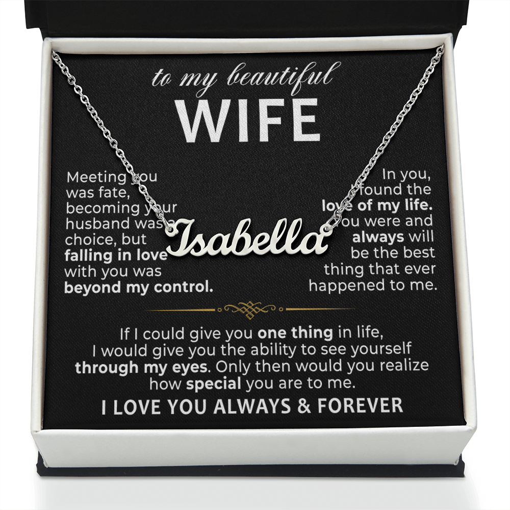 name necklace