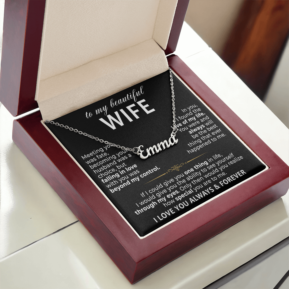 name necklace