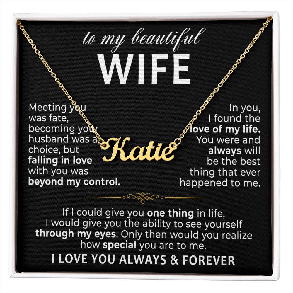 name necklace