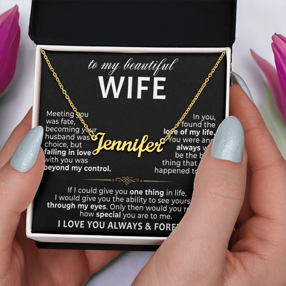 name necklace