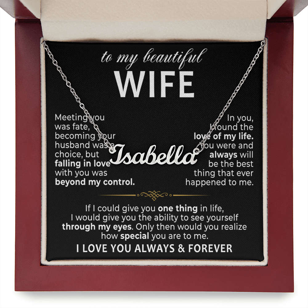 name necklace