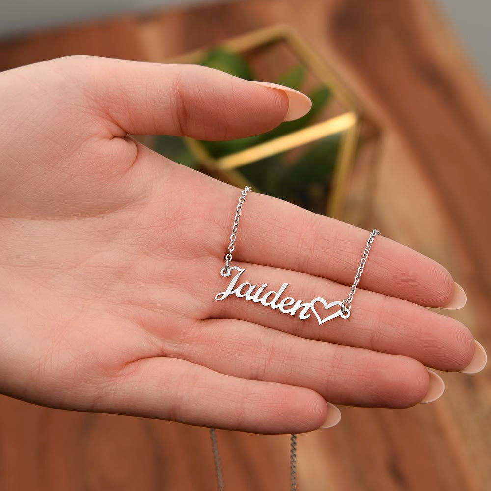 name with heart