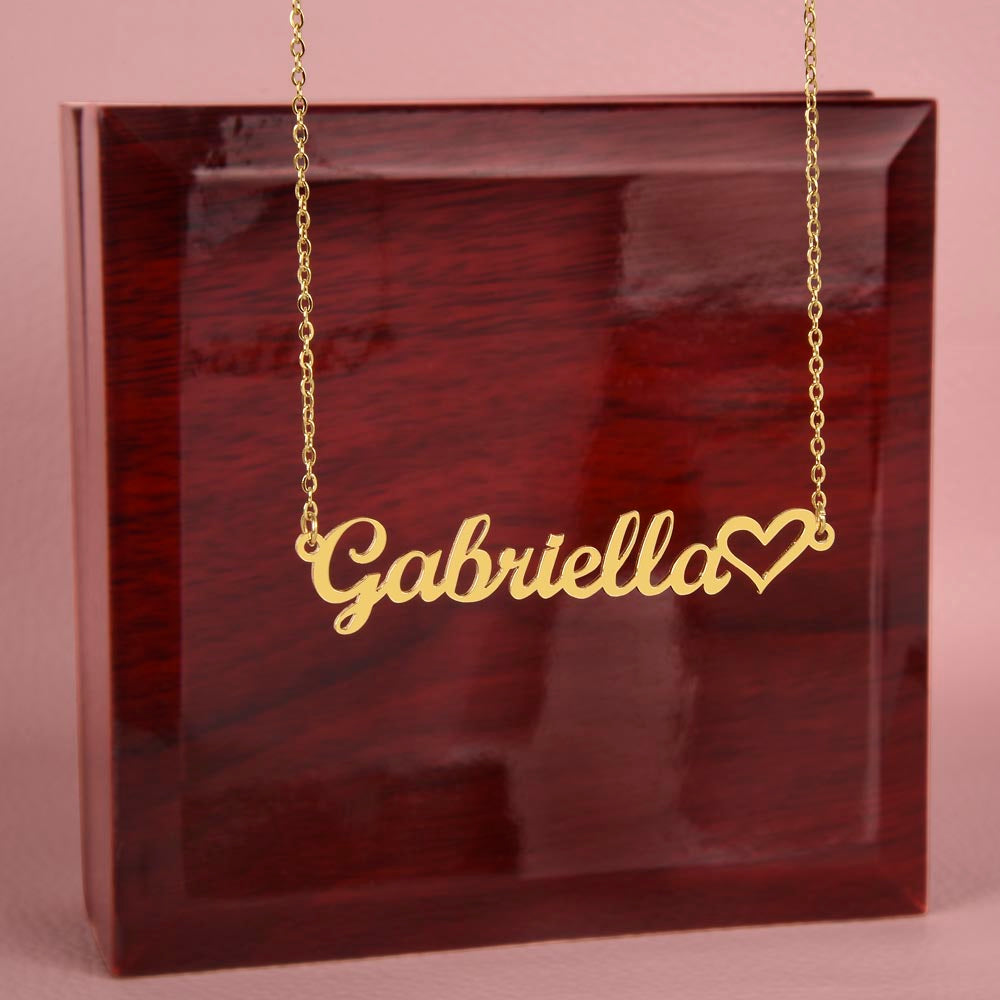 name with heart