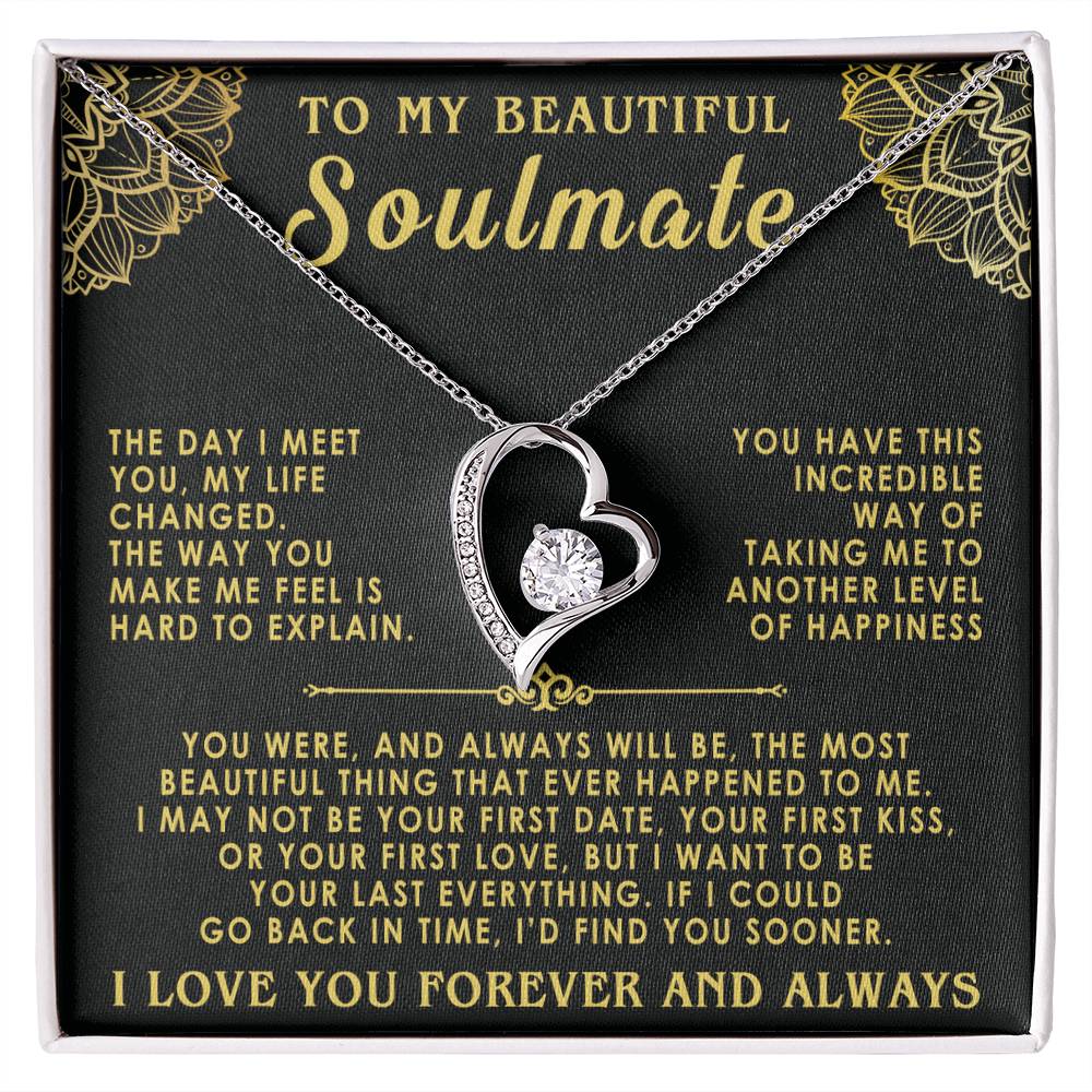 to my beautiful soulmate