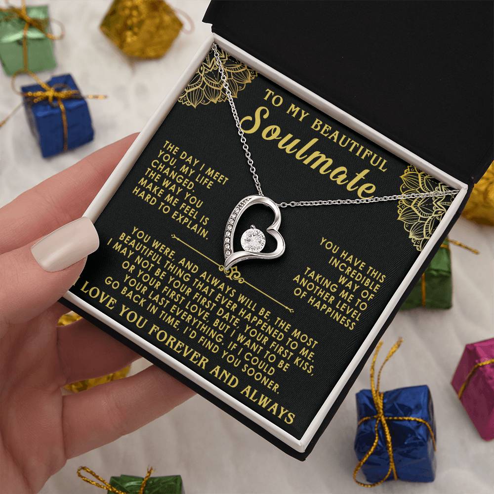 to my beautiful soulmate