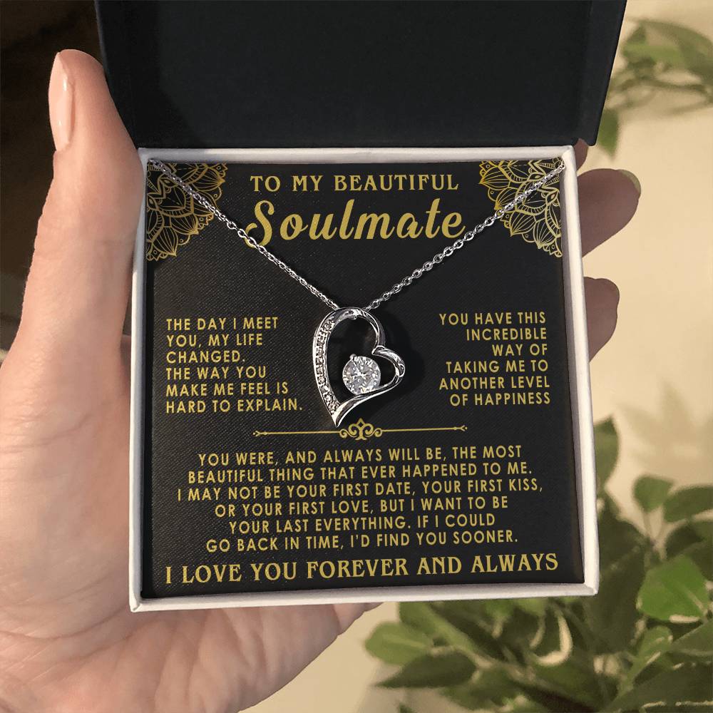 to my beautiful soulmate