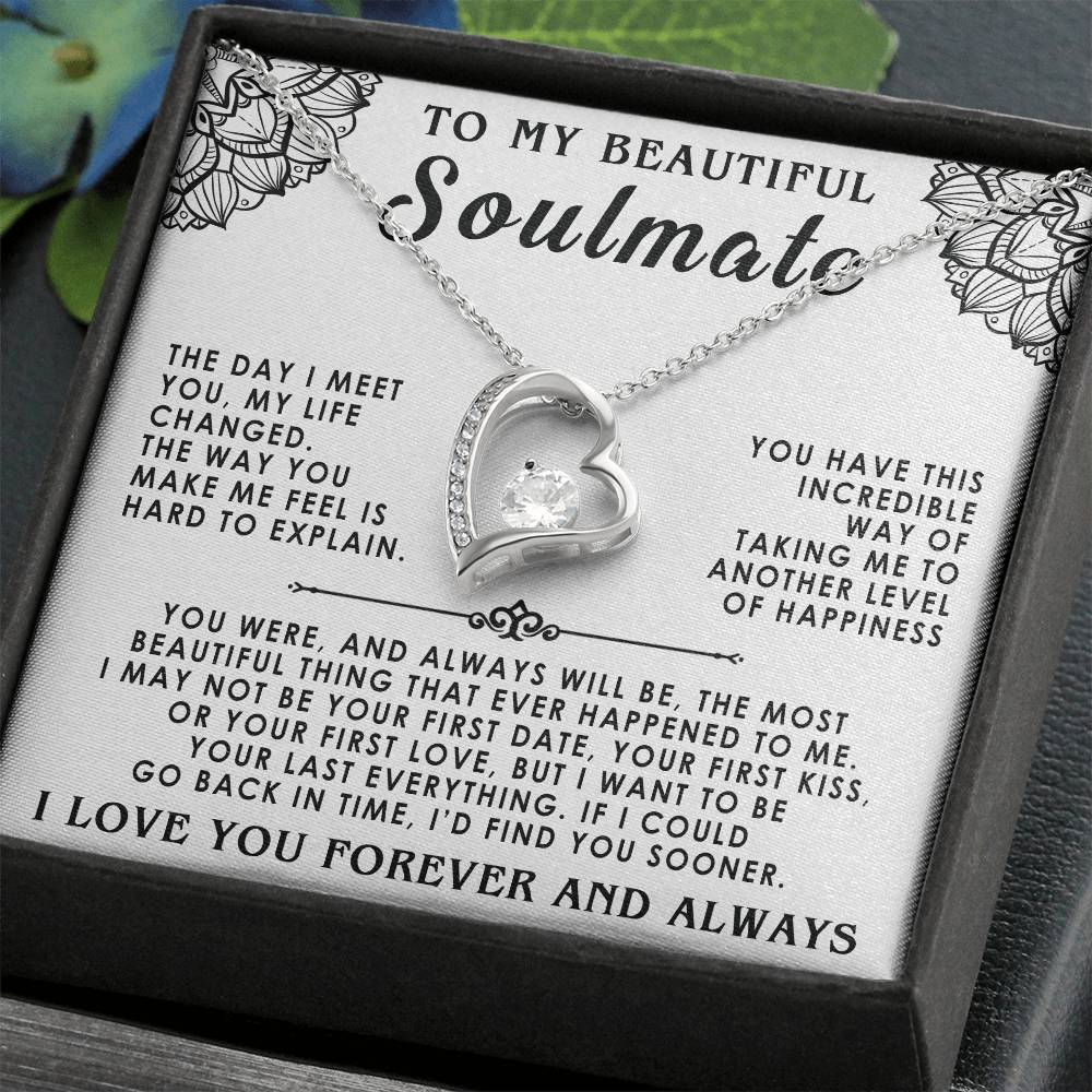 to my soulmate black n white standard