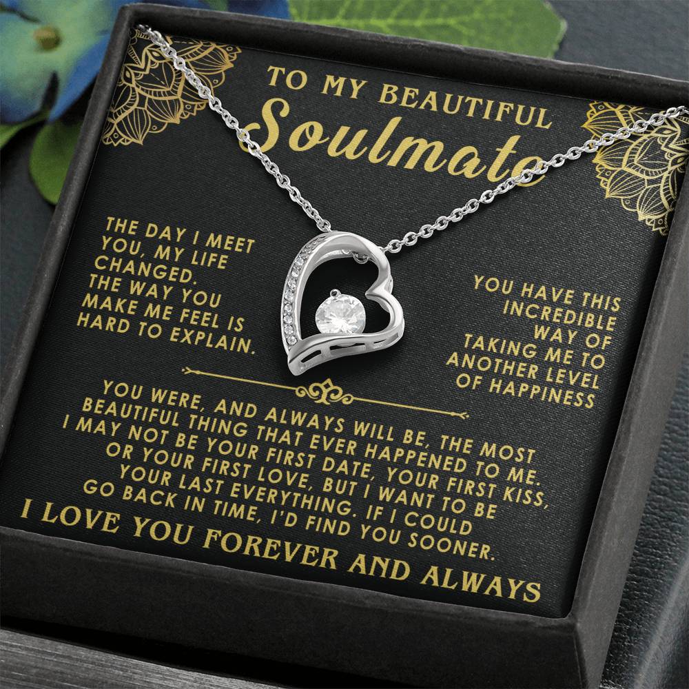 to my beautiful soulmate