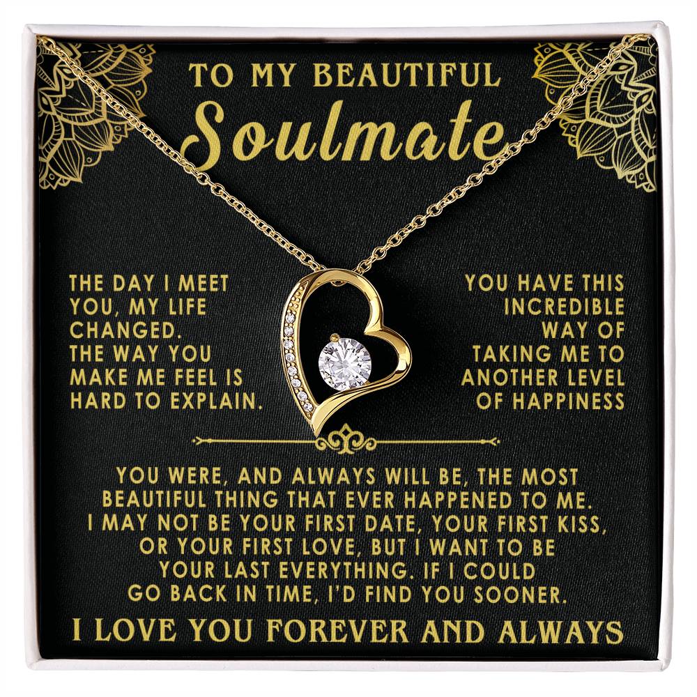 to my beautiful soulmate