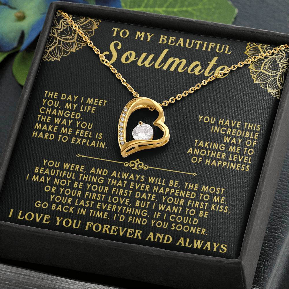 to my beautiful soulmate