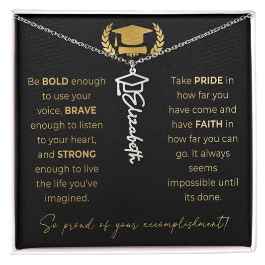 grad necklace