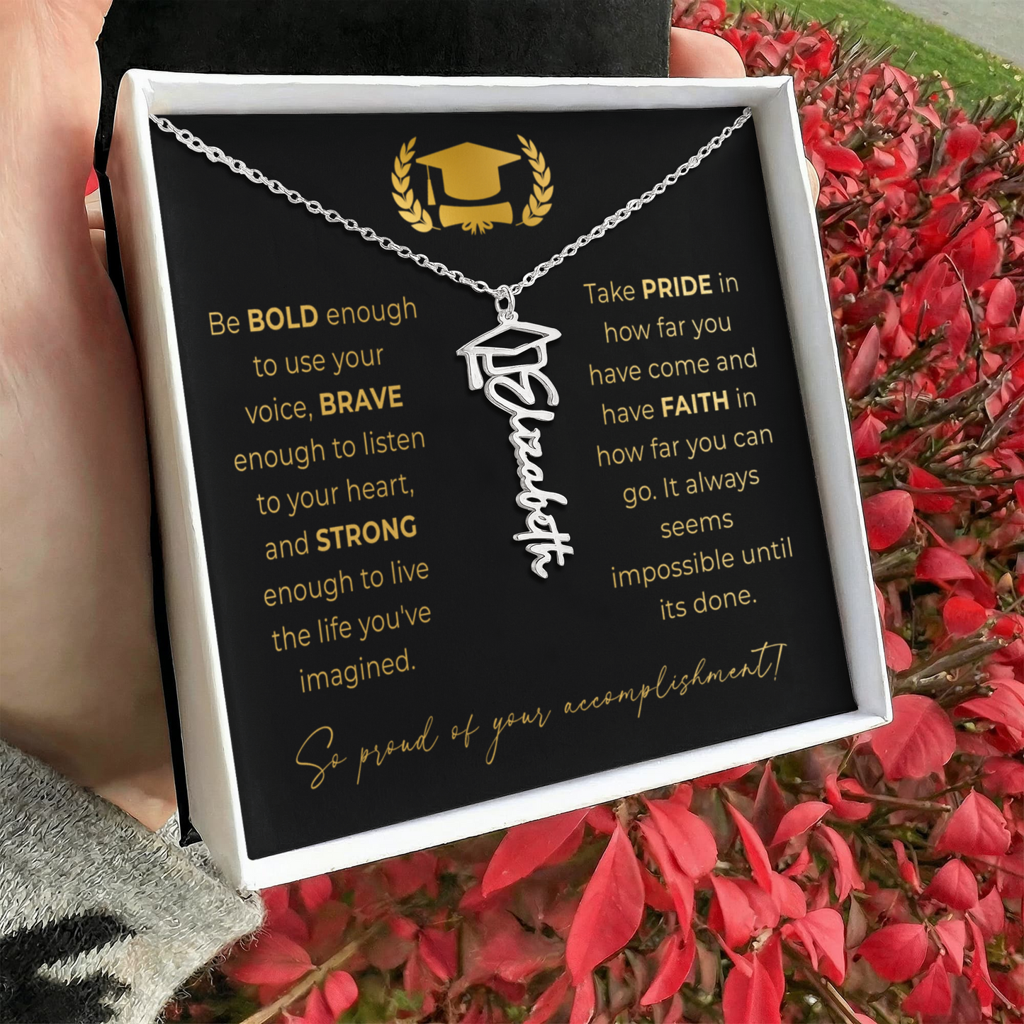 grad necklace