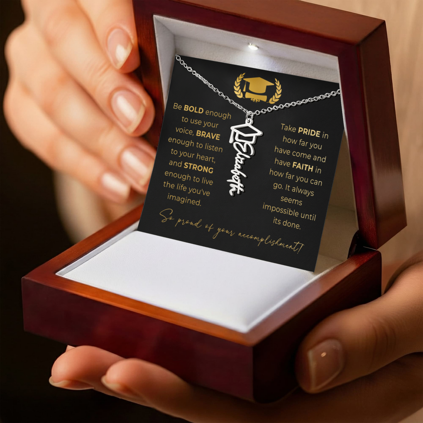 grad necklace